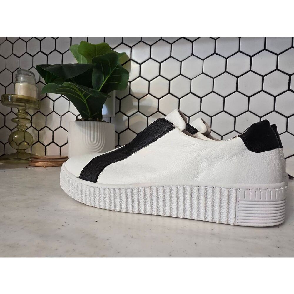 Gabor 23.205 Black & White Slip On Sneakers Size 5 1/2 - Picture 8 of 8